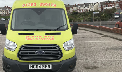 Free van hire with storage